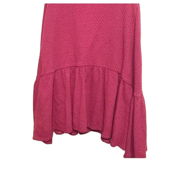 Free People Textured Mini Peplum Ruffle Dress - Picture 3 of 7